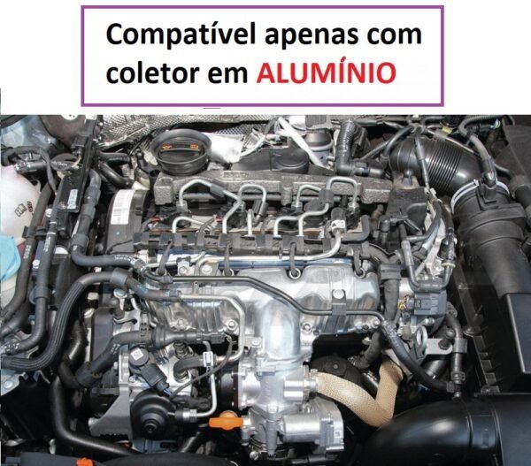 Kit Reparação Erro P2015 Coletor Admissão Motores VAG 2.0 TDI CR - Coletor em Alumínio - Image 2