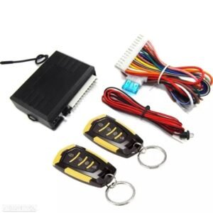 Módulo fecho central universal multimarcas - Comando 4 botões amarelo