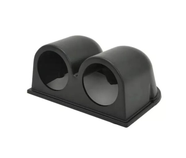 Suporte 2 manometros 52mm - Preto