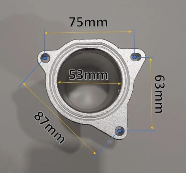 Supressor EGR Motores Grupo VAG 1.9 TDI PD 130 150 160cv - 57mm Cinzento - Image 2