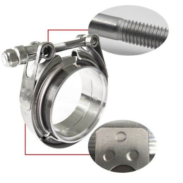 51mm - Braçadeira V Band Inox - Escapes