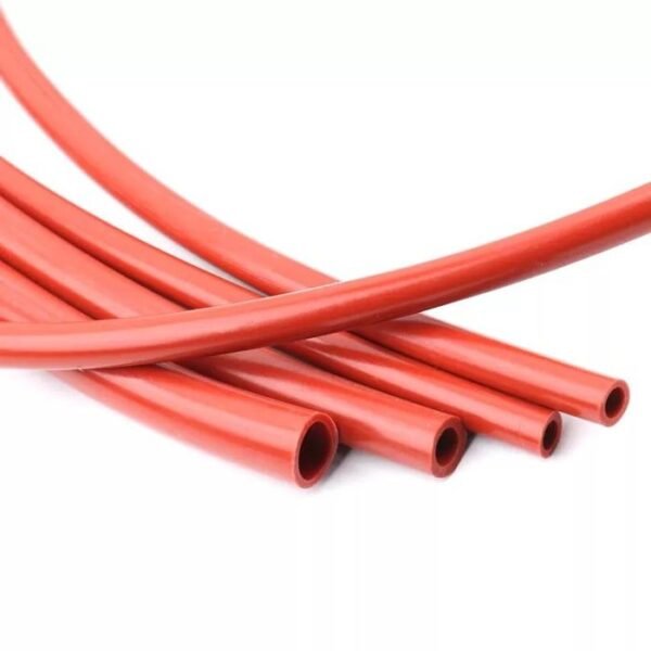 Tubo de Vácuo Silicone - 3mm Vermelho