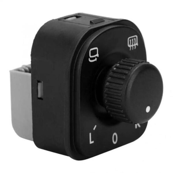 Comutador botão espelhos aquecidos + recolha Volkswagen Passat B6 Golf 6 - Preto