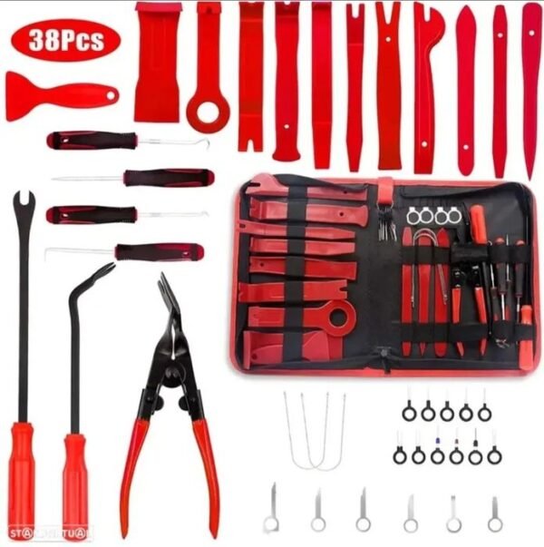 Conjunto Ferramentas Desmonta Plásticos - 38 peças + estojo de arrumação