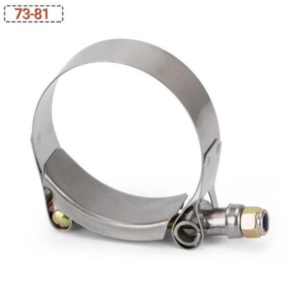 Braçadeira Inox Tubagem Admissão Intercooler - (73-81mm)