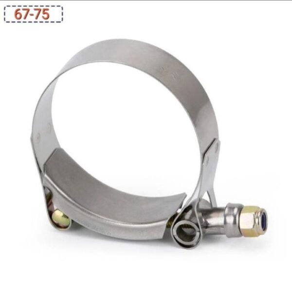 Braçadeira Inox Tubagem Admissão Intercooler - (67-75mm)
