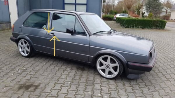 Conjunto Borrachas Vedação Puxador Porta Exterior Volkswagen Golf Jetta - 2 peças - Image 2