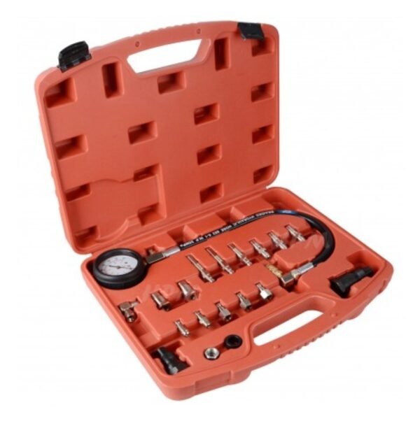 Kit Teste Compressão Cilindros Universal Multimarcas Diesel - 19 peças