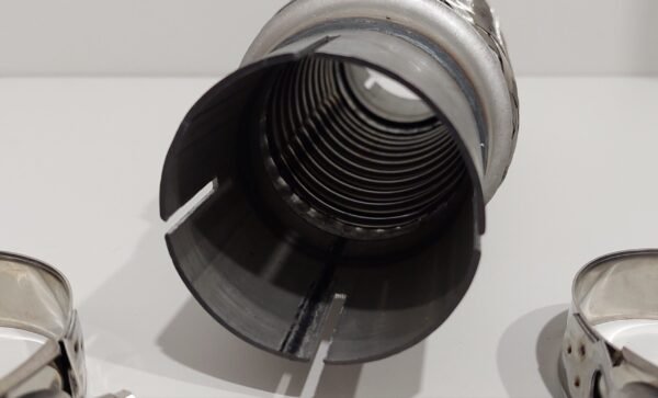 60mm - Flexível Inox Reforçado Escapes + 2 Braçadeiras - Image 3