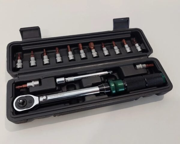 Conjunto Chave Dinamométrica 2-24 Nm - 15 peças