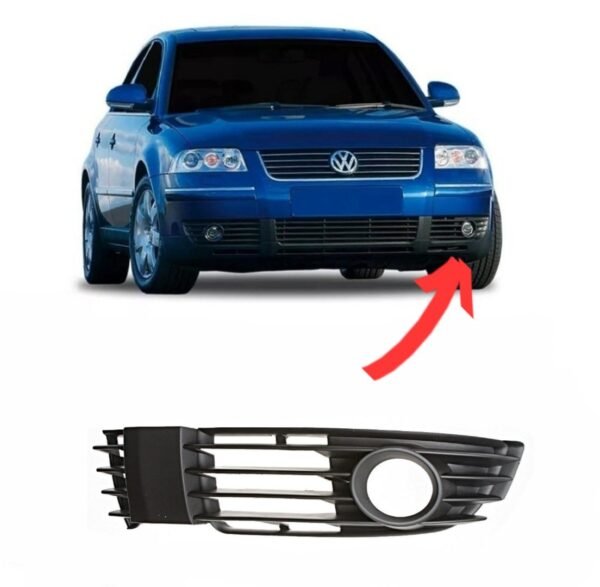Grelha Esquerda Para-choques c/ Farois Nevoeiro - Volkswagen Passat 3BG B5.5 - Image 2