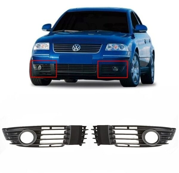 Conjunto 2 Grelhas Para-choques c/ Farois Nevoeiro - Volkswagen Passat 3BG B5.5 - Image 2