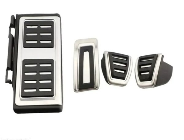 Conjunto Capas Pedais Alumínio Volkswagen Passat B8 Golf 7 8 Troc Audi Seat Leon 5F Skoda - Caixa Manual 4 peças - Image 3