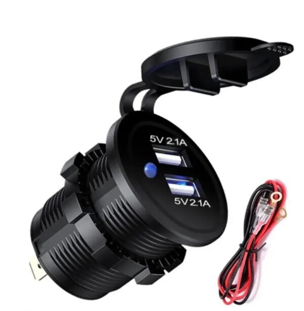 Adaptador portas USB Estanque Universal - 12v 2.1A
