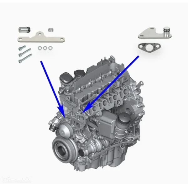 Kit Anulação Supressor EGR + Permutador Gases BMW - Motores 2.0 Diesel N47 N47S - Image 2