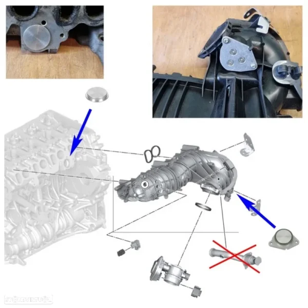 Kit Anulação Supressor EGR + Permutador Gases BMW - Motores 2.0 Diesel N47 N47S - Image 4