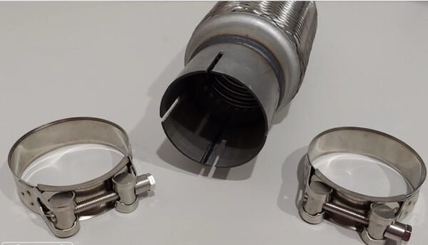 57mm - Flexível Inox Reforçado Escapes + 2 Braçadeiras - Image 3