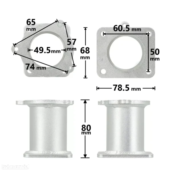 Supressor EGR BMW Motores M57 - 2 Flanges - Image 5
