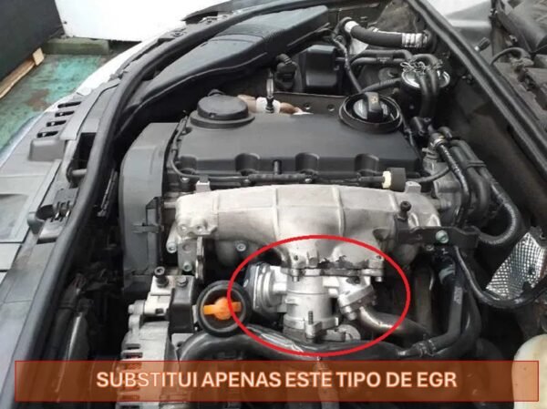 Supressor EGR Audi A4 A6 Motores 2.0 TDI BVA BVF BVG BLB - INOX - Image 2