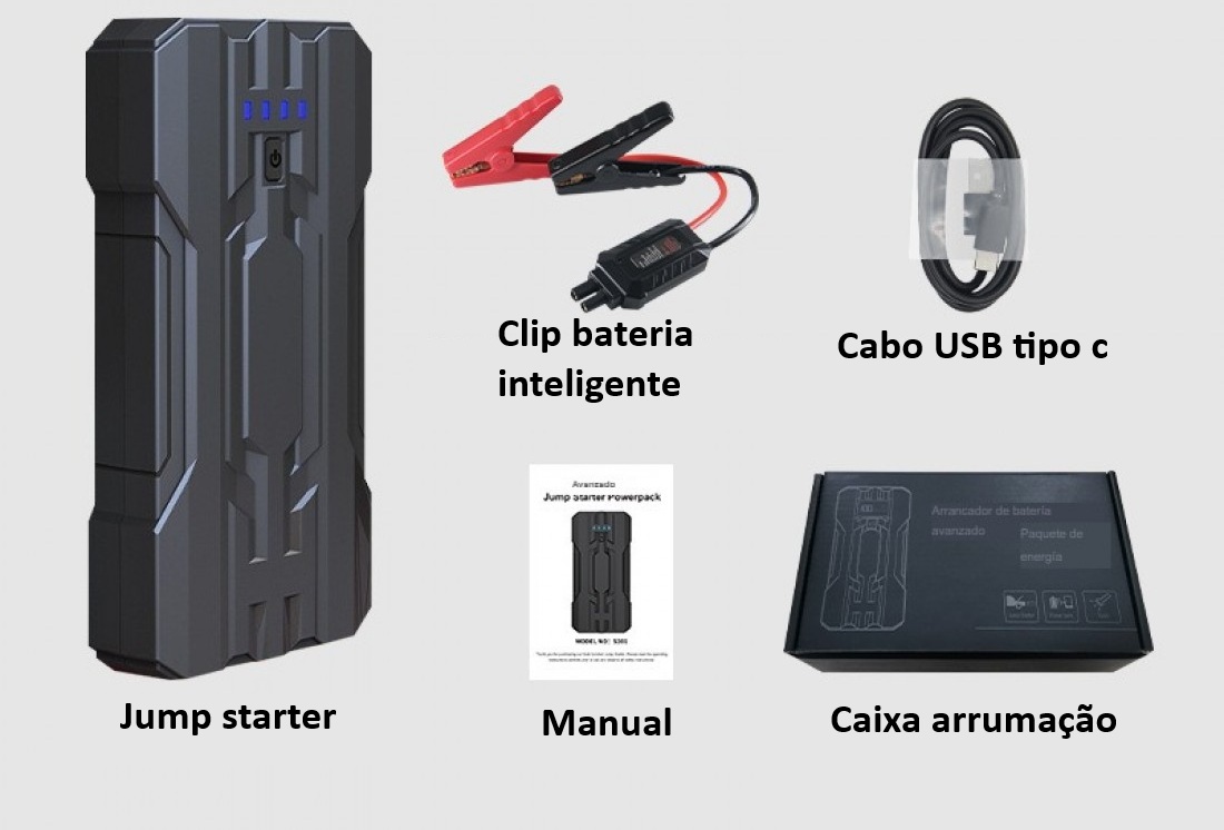 Jump starter 600A 8000mAh - Image 3