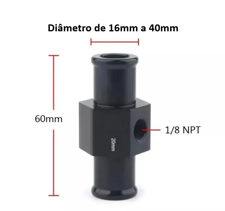 Adaptador Universal Sensor Temperatura Radiador Água - Várias medidas - Image 4