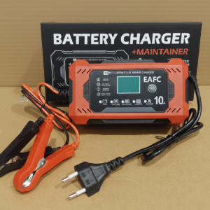 Carregador Estabilizador Baterias Inteligente Carros Motas 12v - 10A