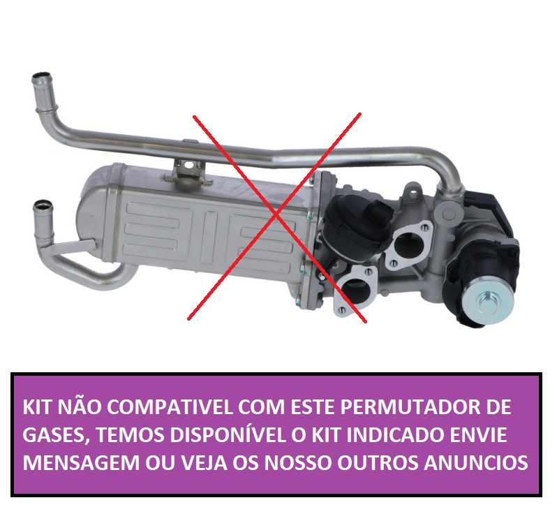 Kit Anulação Supressor EGR + Permutador Gases GRUPO VAG 1.6 2.0 TDI CR2 - Image 3