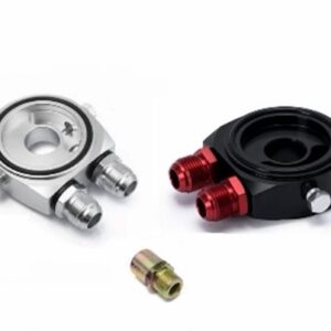 Bolacha Adaptação Radiador Óleo Universal - Preto / Cinzento