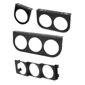 Suportes Metálicos para Manómetros Universal Multimarcas 1Din - 52mm