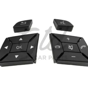 Botões Volante Preto Mercedes-Benz Classe ML GL Classe G W166 W463 2011-2018 Versão 1